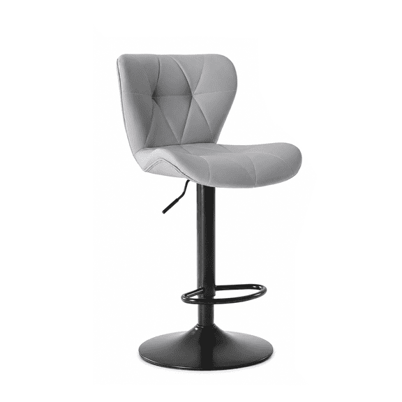 Alvantor Bar Stools Set of 2, Adjustable Swivel Barstools, Fabric Upholstered Barstools Counter Height with Backrest for Bar and Kitchen Island