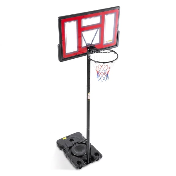 Alvantor Adjustable Portable Basketball Hoop System 4.2-10ft with 44 inch Shatterproof Backboard
