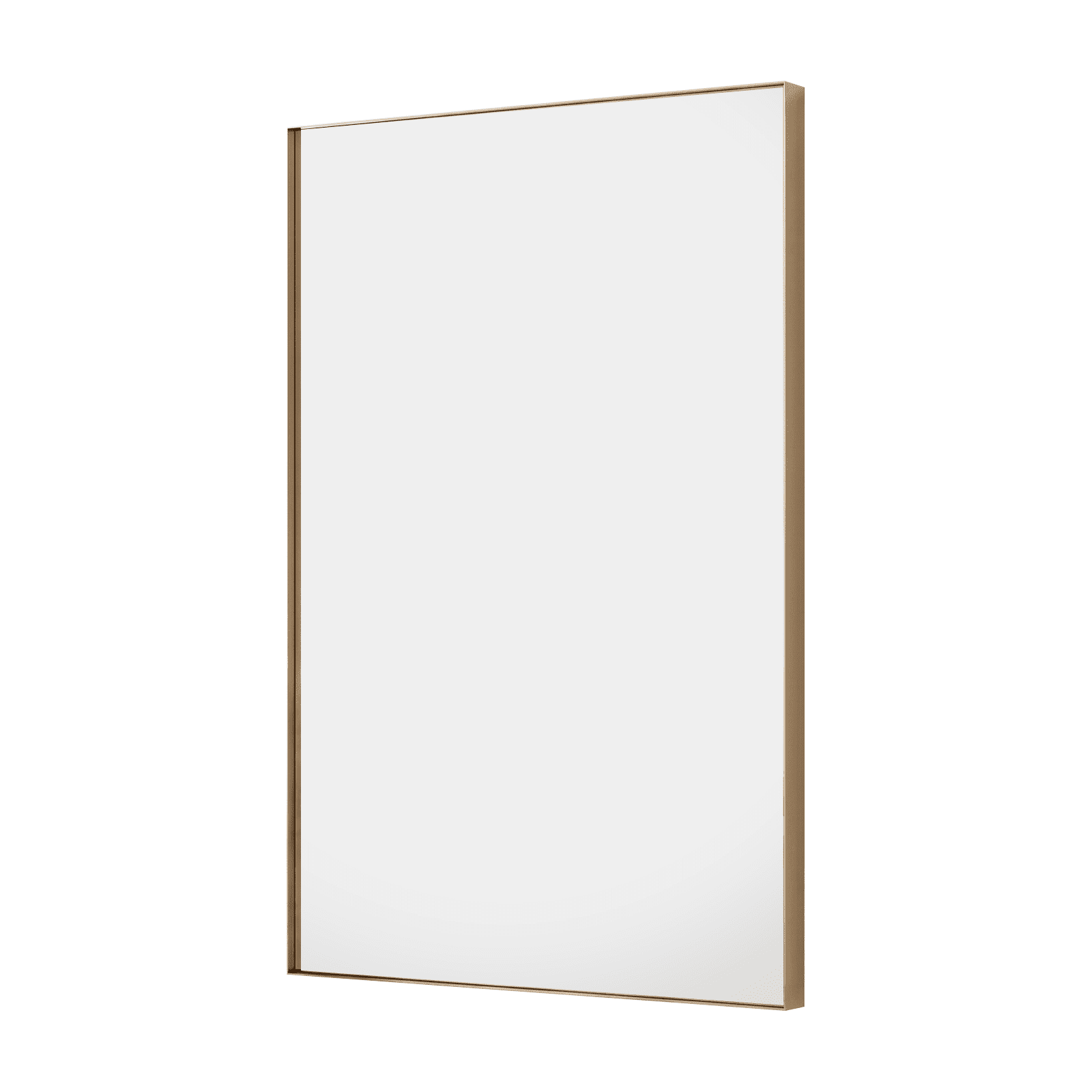 Alvantor Rectangle Wall Vanity Mirror with Black Brushed Frame for Over Sink