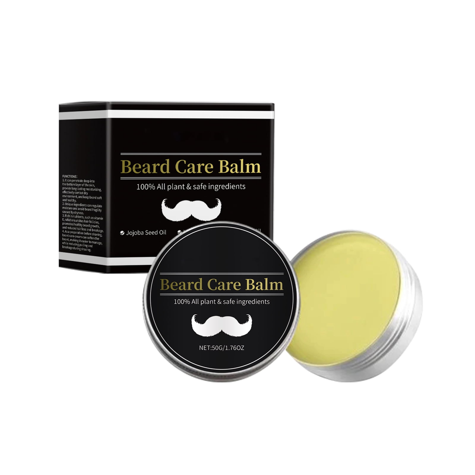 Alvantor Beard Balm for Men, Style for All Beard Types, 1.76oz