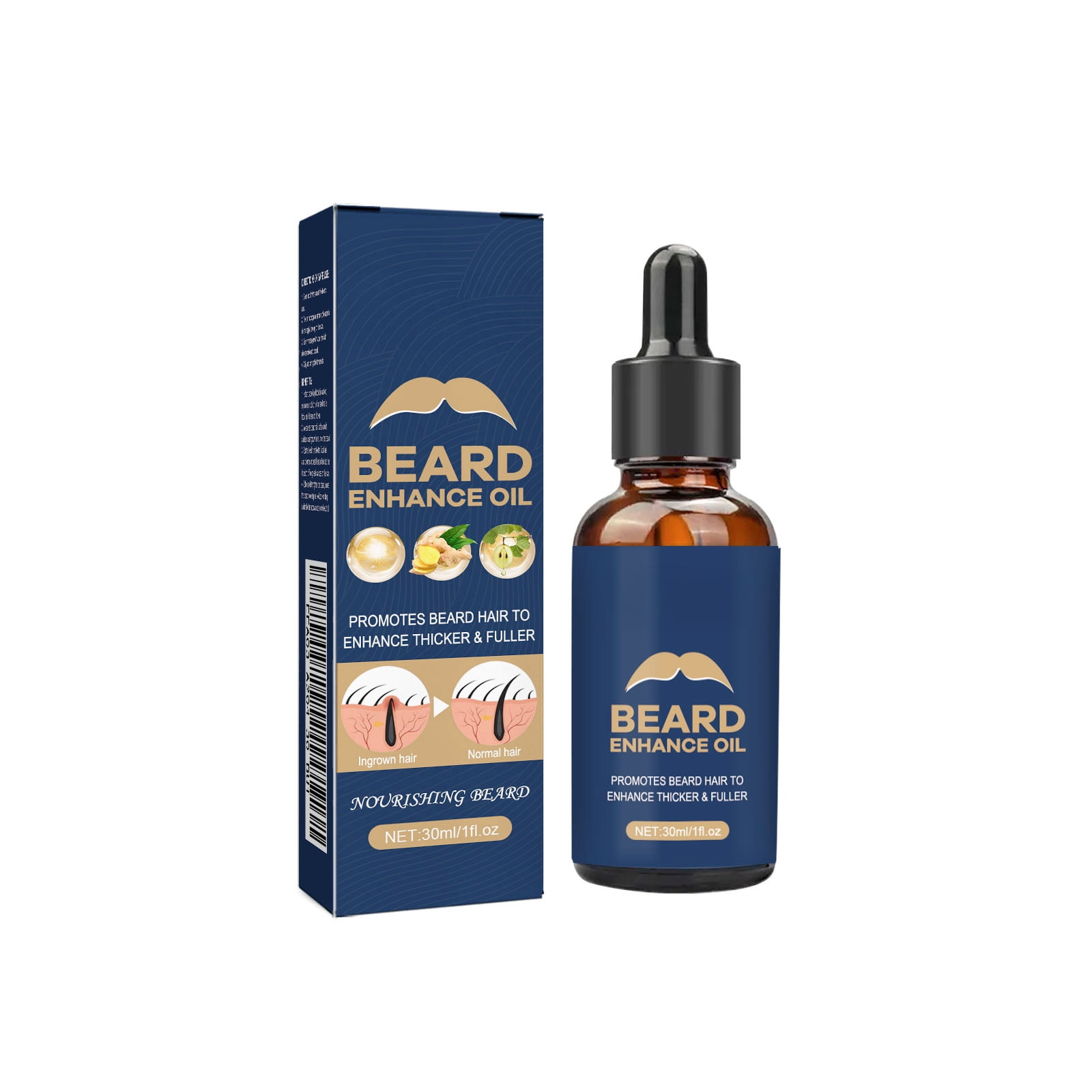 Alvantor Strengthening & Moisturizing Beard Oil for Men, 1fl.oz - Enhances Beard Growth