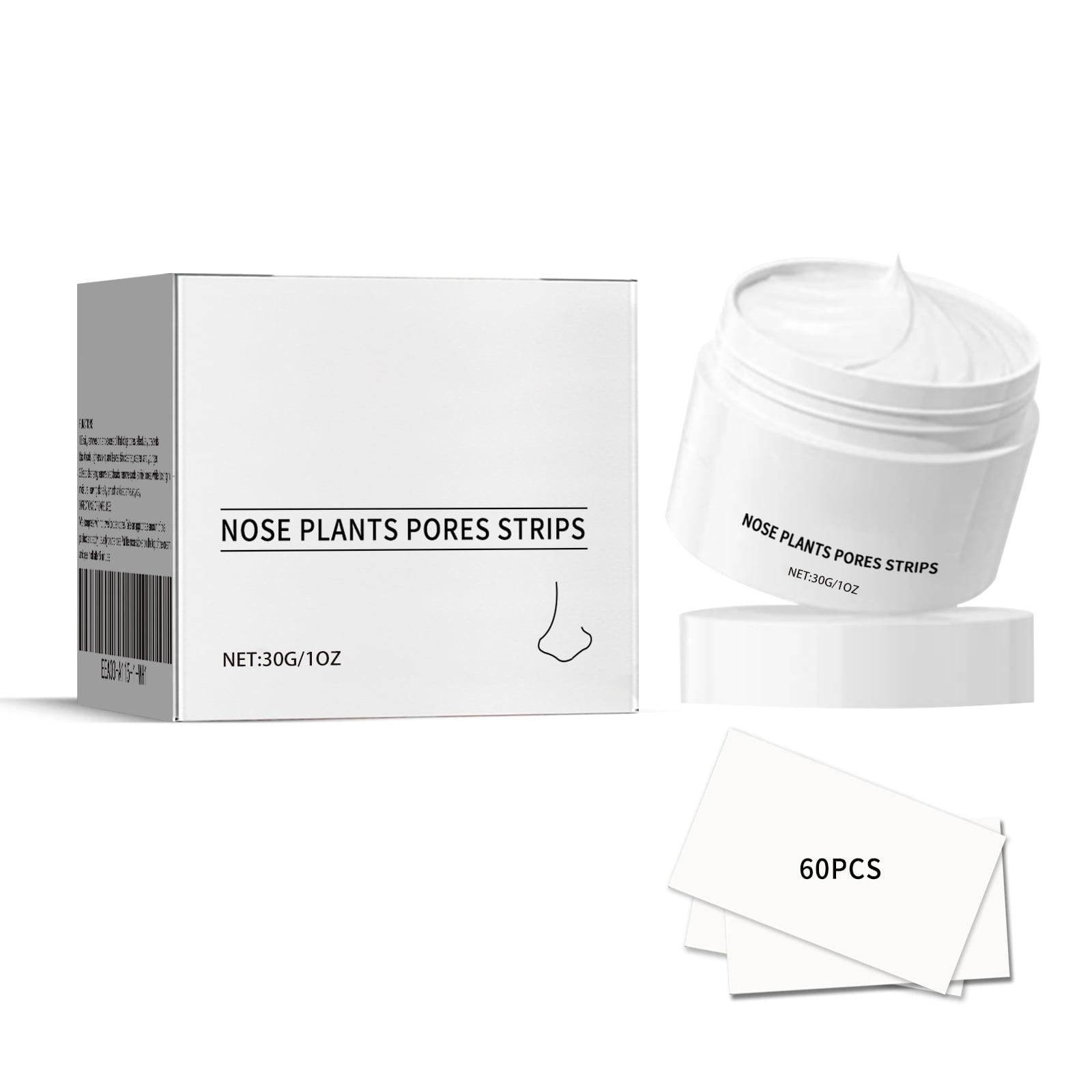 Alvantor Blackhead Remover Nose Plants Pore Strips for Deep Cleansing, Shrinking Pores, 1oz