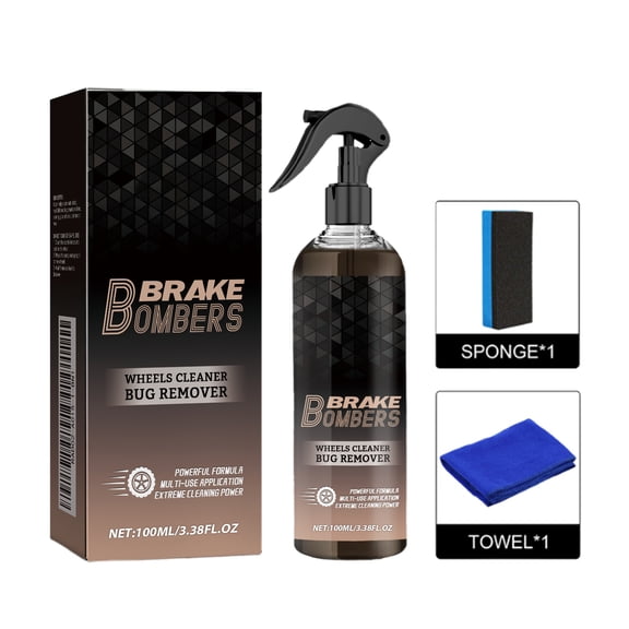 Alvantor Rust Remover Brake Cleaner Spray for Auto Dust Iron Polishing Repair Anti-Noise, 3.38fl oz