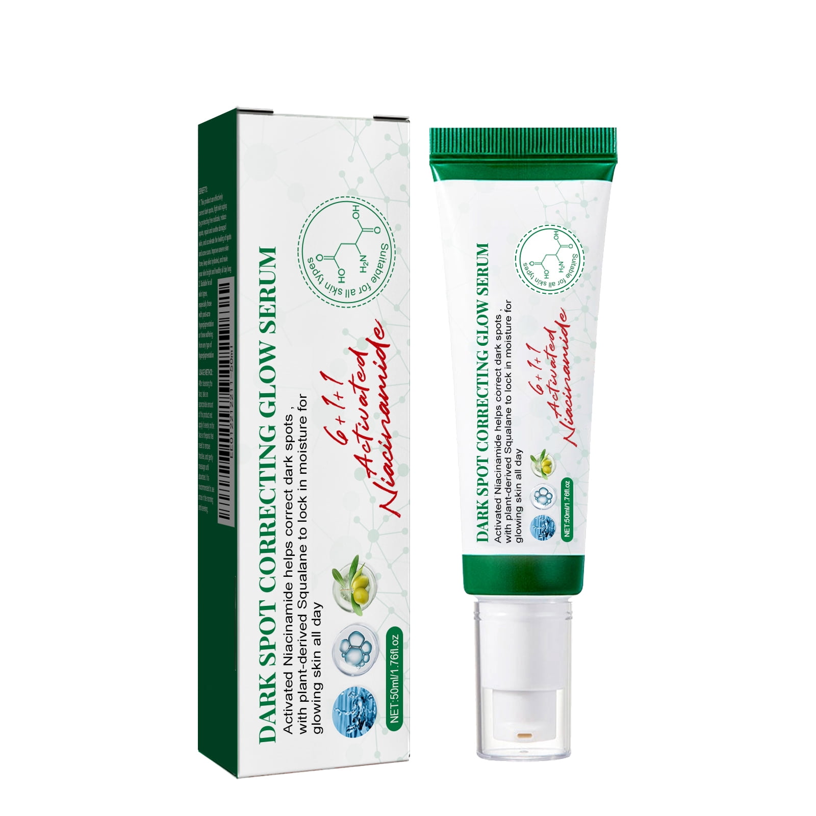 Alvantor Brightening Serum with Dark Spot Corrector and Hydrating Face Moisturizer 1.76 fl oz
