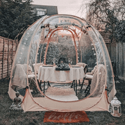 Alvantor Bubble Tent Pop up Canopy Family Camping Gazebo 10'x10' Beige