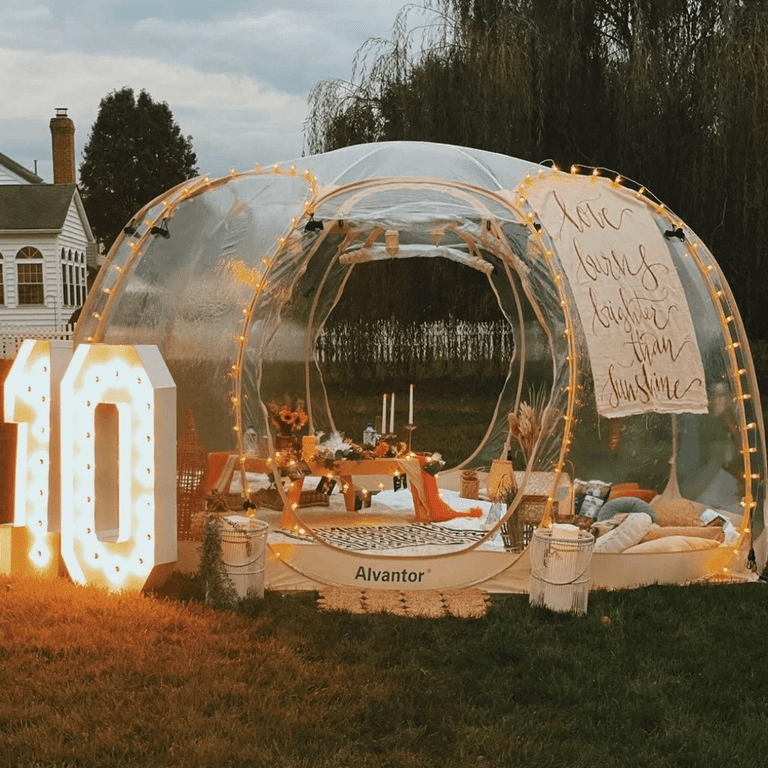 Alvantor bubble tent outlet