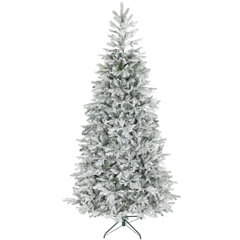 Alvantor Christmas Tree Frosted Spruce with 2514 Tips & Metal Stand 57.1"x57.1"x108" 9ft Green