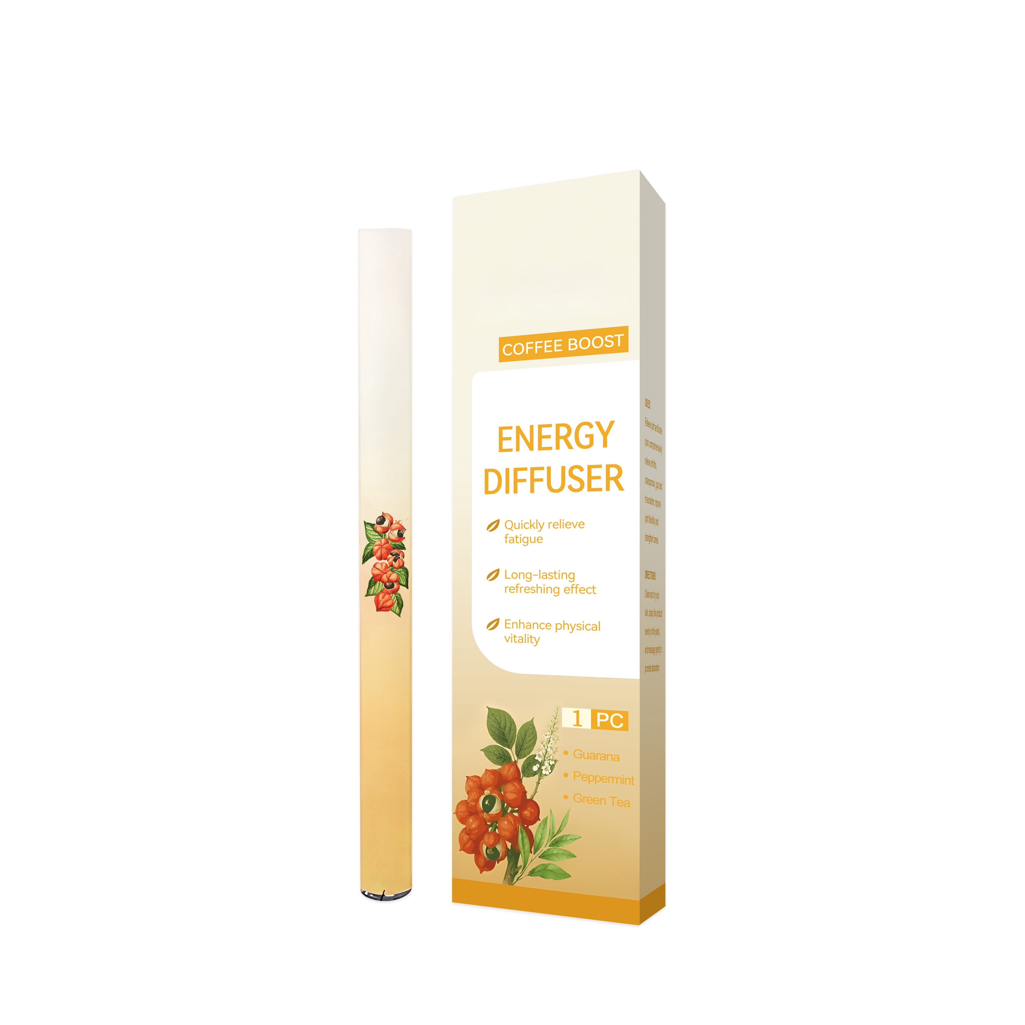 Alvantor Coffee Boost Energy Diffuser Daily Gentle Cool Care Aromatherapy Stick, 1pc