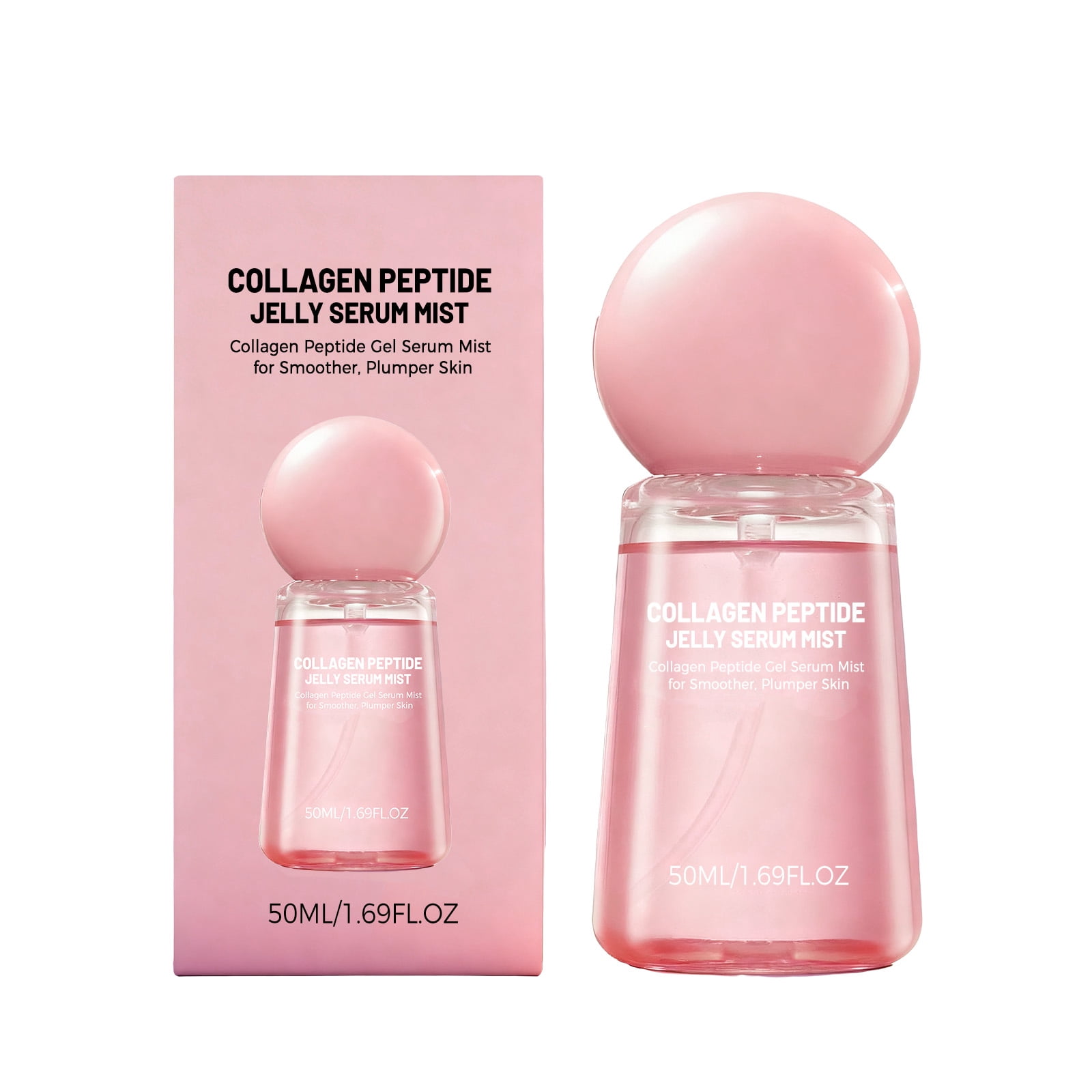 Alvantor Collagen Peptide Jelly Spray - Hydrating Face Mist Plumping Anti-Aging Fine Mist for All Skin Types, 1.69fl.oz