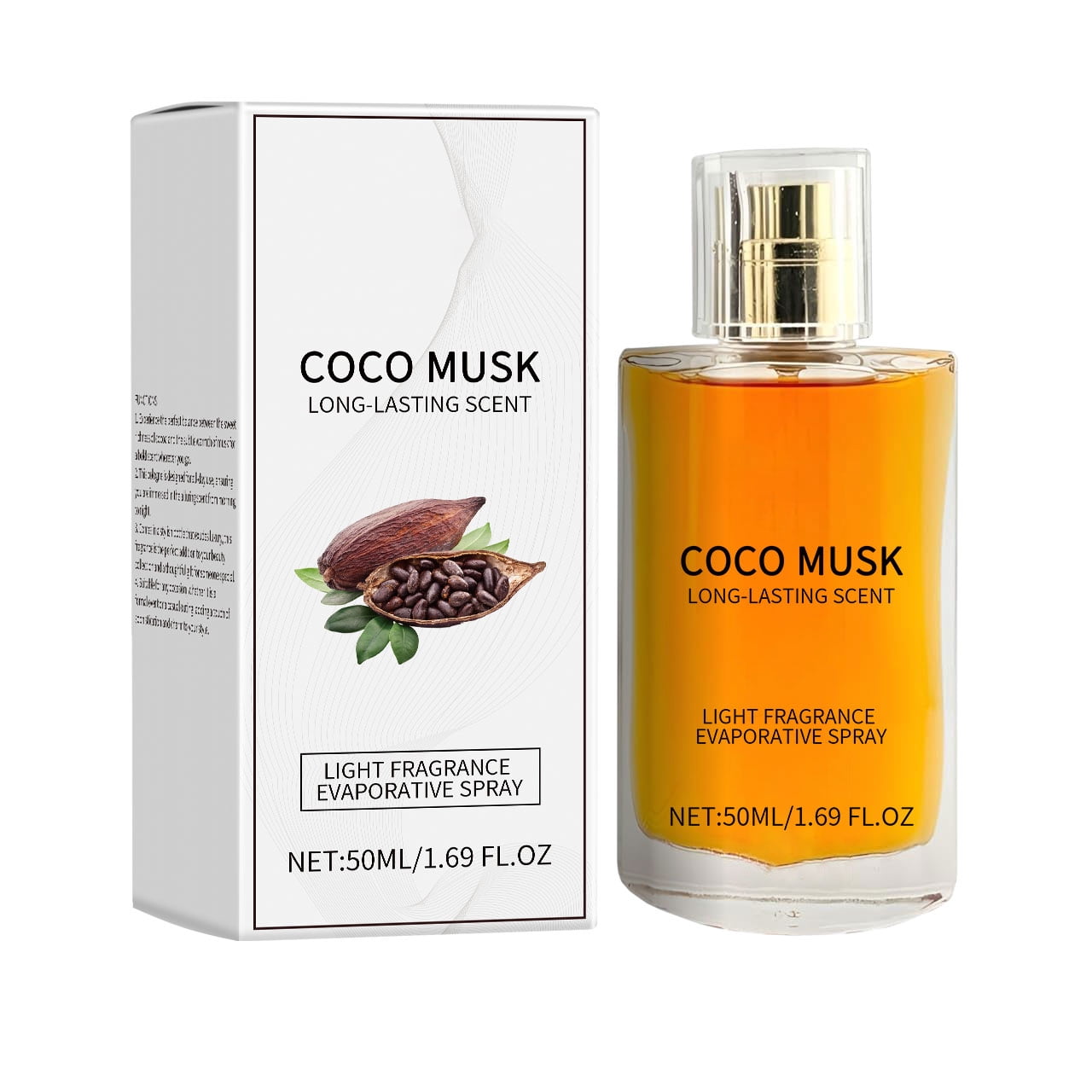 Alvantor Cologne for Men, Long-Lasting Choco Musk Scent Spray, 1.69fl.oz