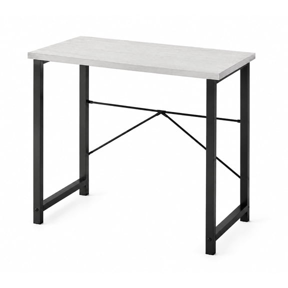 Alvantor Computer Desk 31.5" Small Office Table for Home Bedroom, Modern Study Writing Workstation with X-Shaped Reinforcement