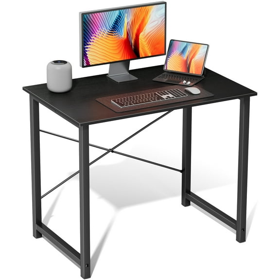Alvantor Modern 31 inch Writing Desk with Storage Bag & Hook for Home Office