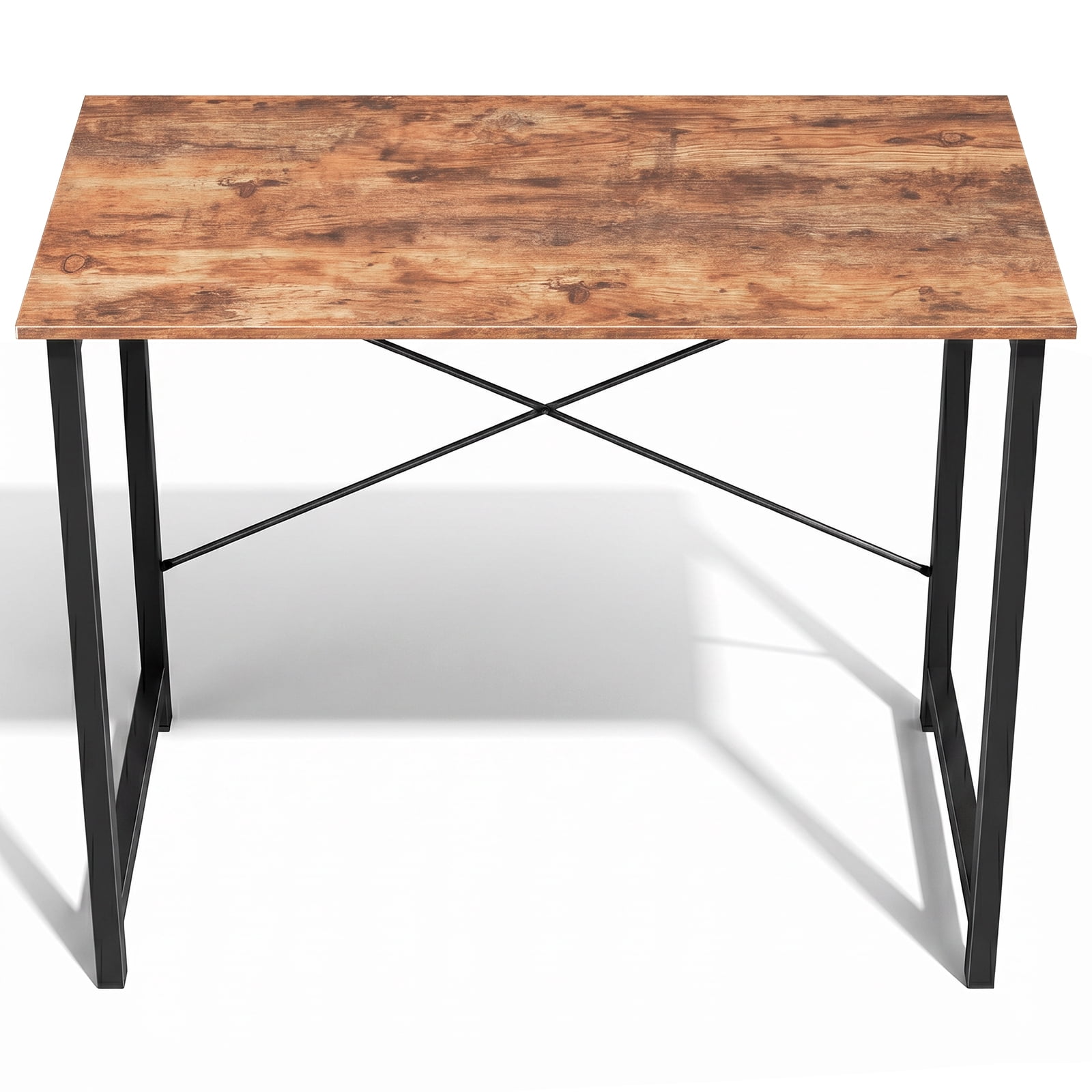 Alvantor Computer Desk 40 Inch, Modern Writing Desk for Home Office with Storage Bag & Hook, Small Office Desk for Small Spaces