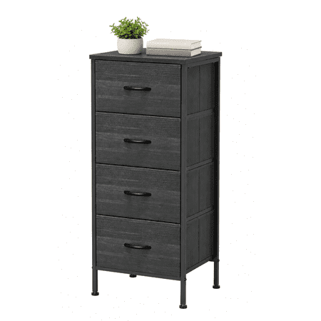 Alvantor Dresser for Bedroom with 4/5 Storage Drawers, Dressers Chest of Drawers Fabric Dresser with Sturdy Steel Frame, Wooden Top Cabinet Night Stand Dresser for Closet