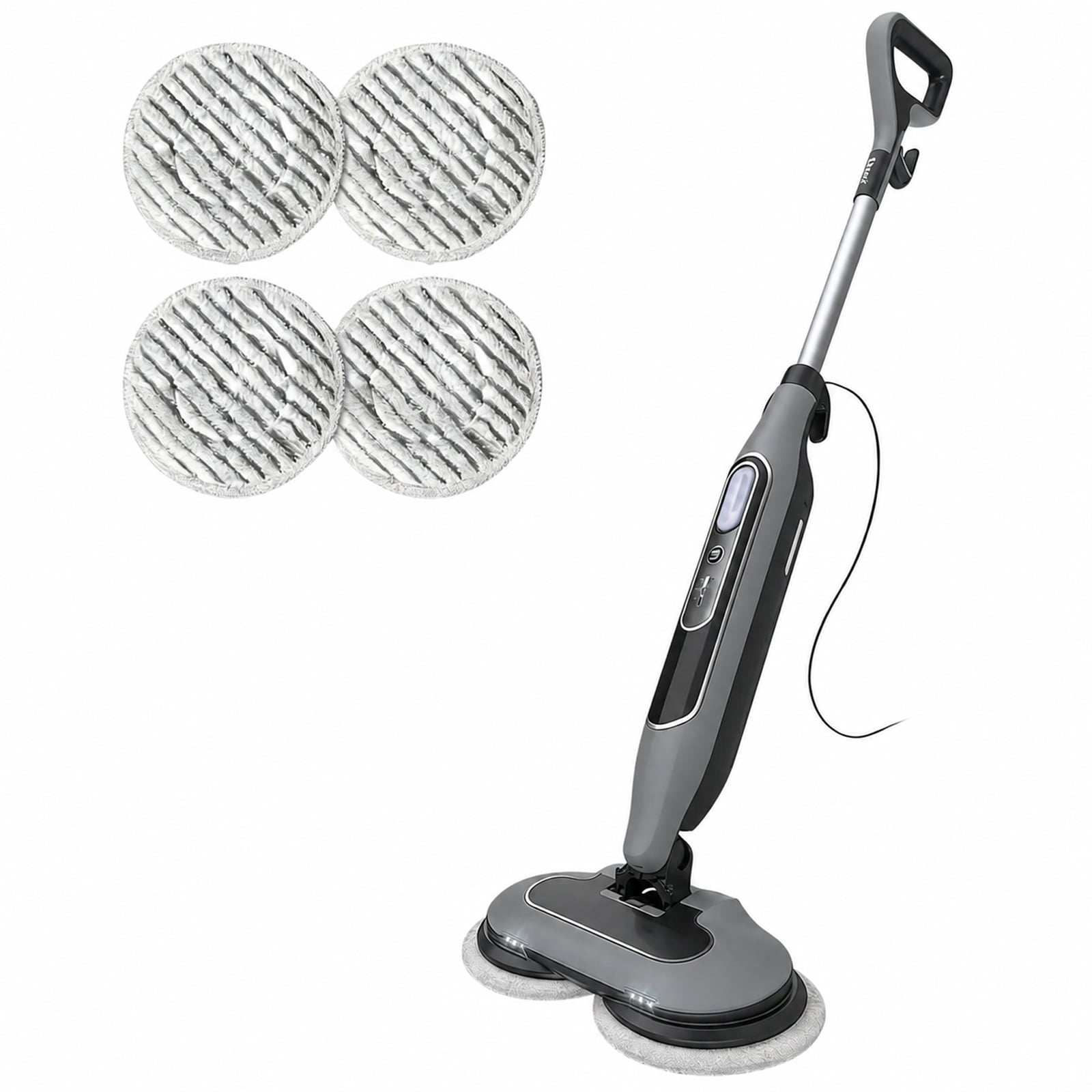 Alvantor Dual Steam Mop, All-in-One Hard Floor Steam Mop with 3 Steam Modes & LED Headlights, Lightweight for Home Tile Cleaning