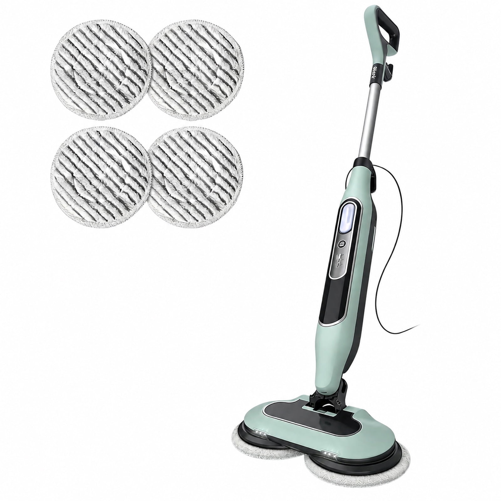 Alvantor Dual Steam Mop, All-in-One Hard Floor Steam Mop with 3 Steam Modes & LED Headlights, Lightweight for Home Tile Cleaning