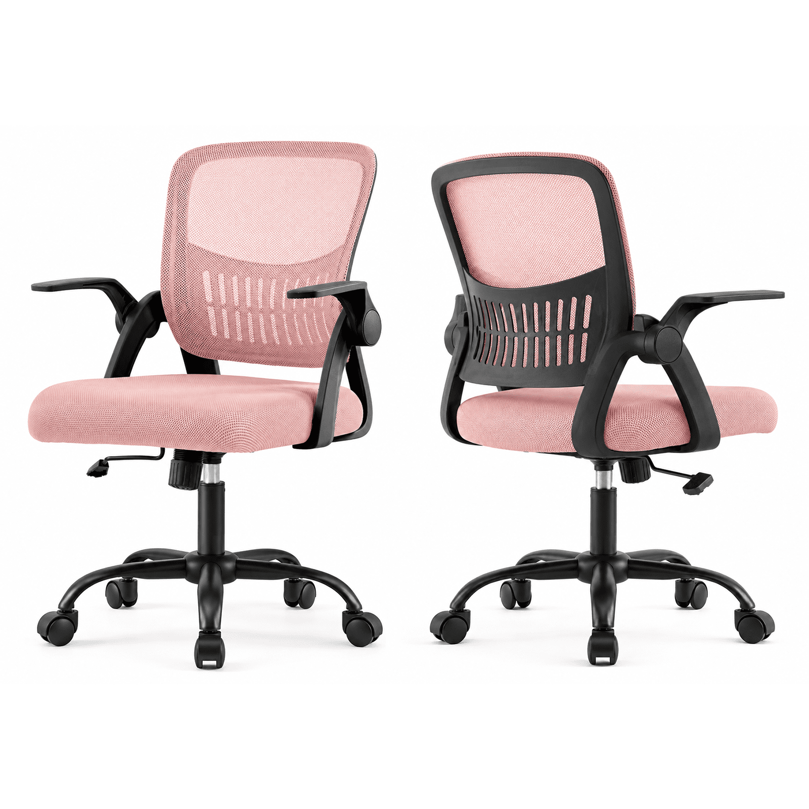 Alvantor Ergonomic Office Chair, Lumbar Support, Height Adjustable, Flip-up Armrest, Rocking Mode, 360 Swivel, Conference Room
