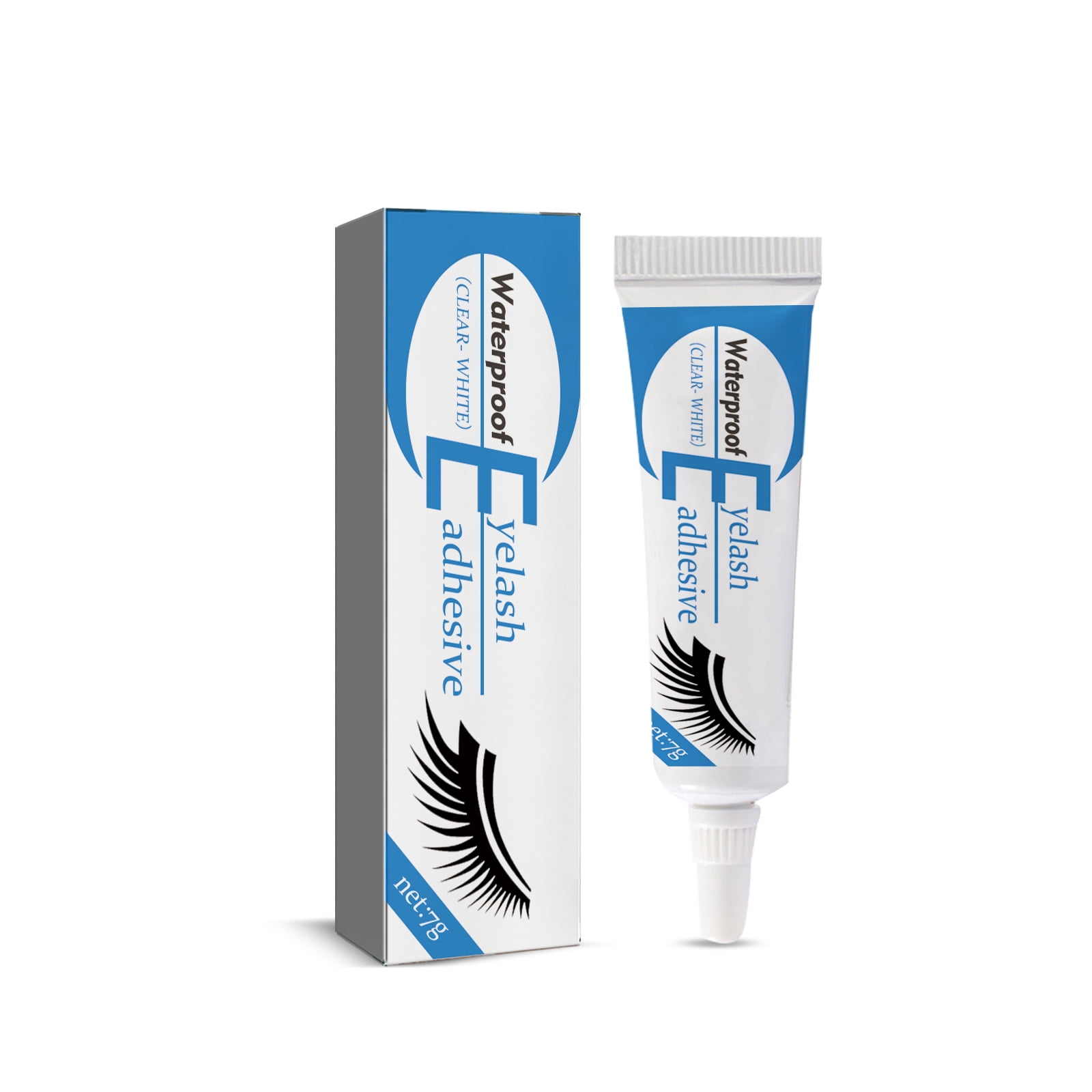 Alvantor Eyelash Glue Adhesive Fast Drying Gentle Non-Irritating Clear, 0.25oz