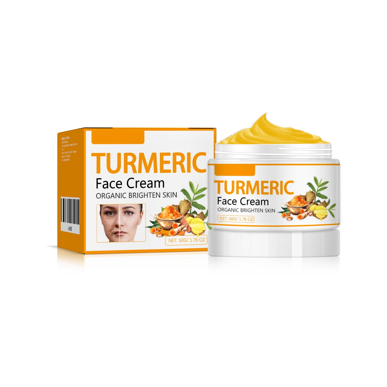 Alvantor Face Cream Turmeric Firming Beauty Cream, 1.76oz