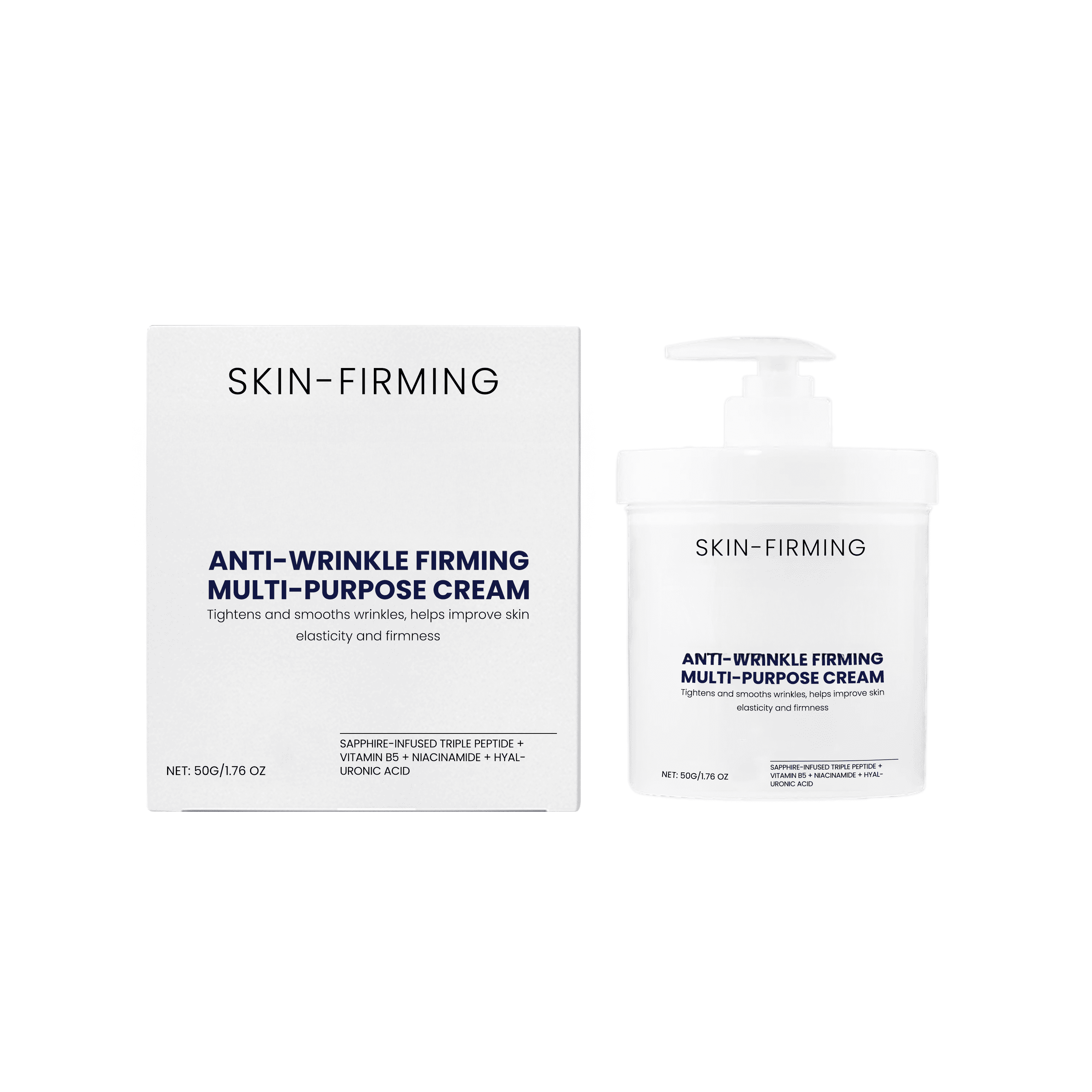 Alvantor Face Moisturizer Firming Cream, Hydrating Anti-Wrinkle Repair for Neck & Body, Daily Skin Care, 1.76oz
