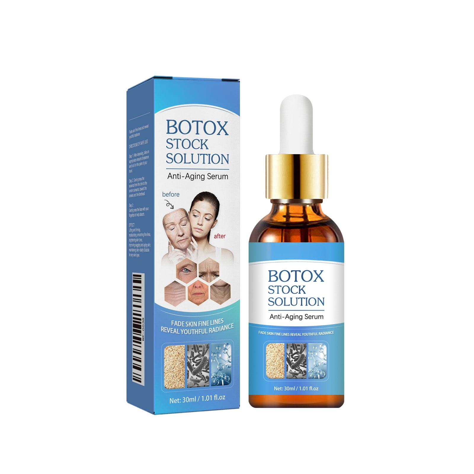 Alvantor Collagen Moisturizing Face Serum, Anti Aging & Instant Face Lift, 1.01 fl. oz
