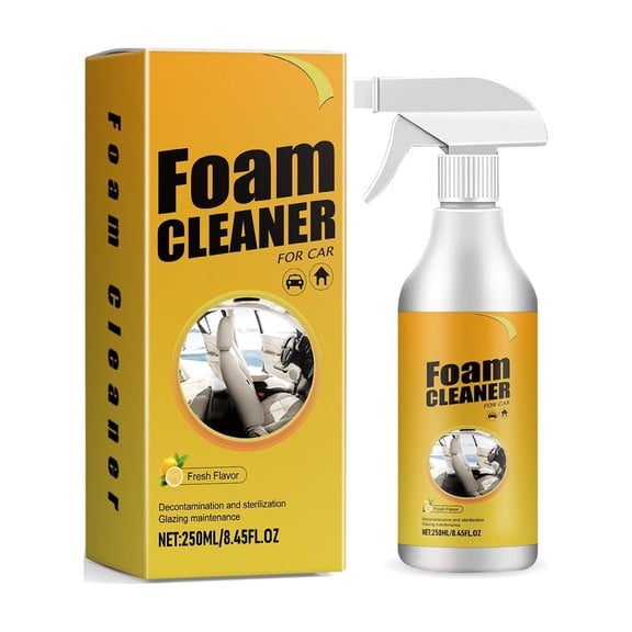 Alvantor Foam Cleaner Multi Purpose for Car Interior Leather Seats Upholstery, 8.45fl.oz
