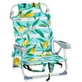 thumbnail image 1 of Alvantor Folding Beach Chair with Aluminum Frame and 5-Position Recline, Lemon, 1 of 11