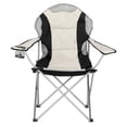 thumbnail image 1 of Alvantor Folding Camping Chair Portable Outdoor Fishing Chair with Carry Bag Padded 600D Oxford Fabric Gray, 1 of 14