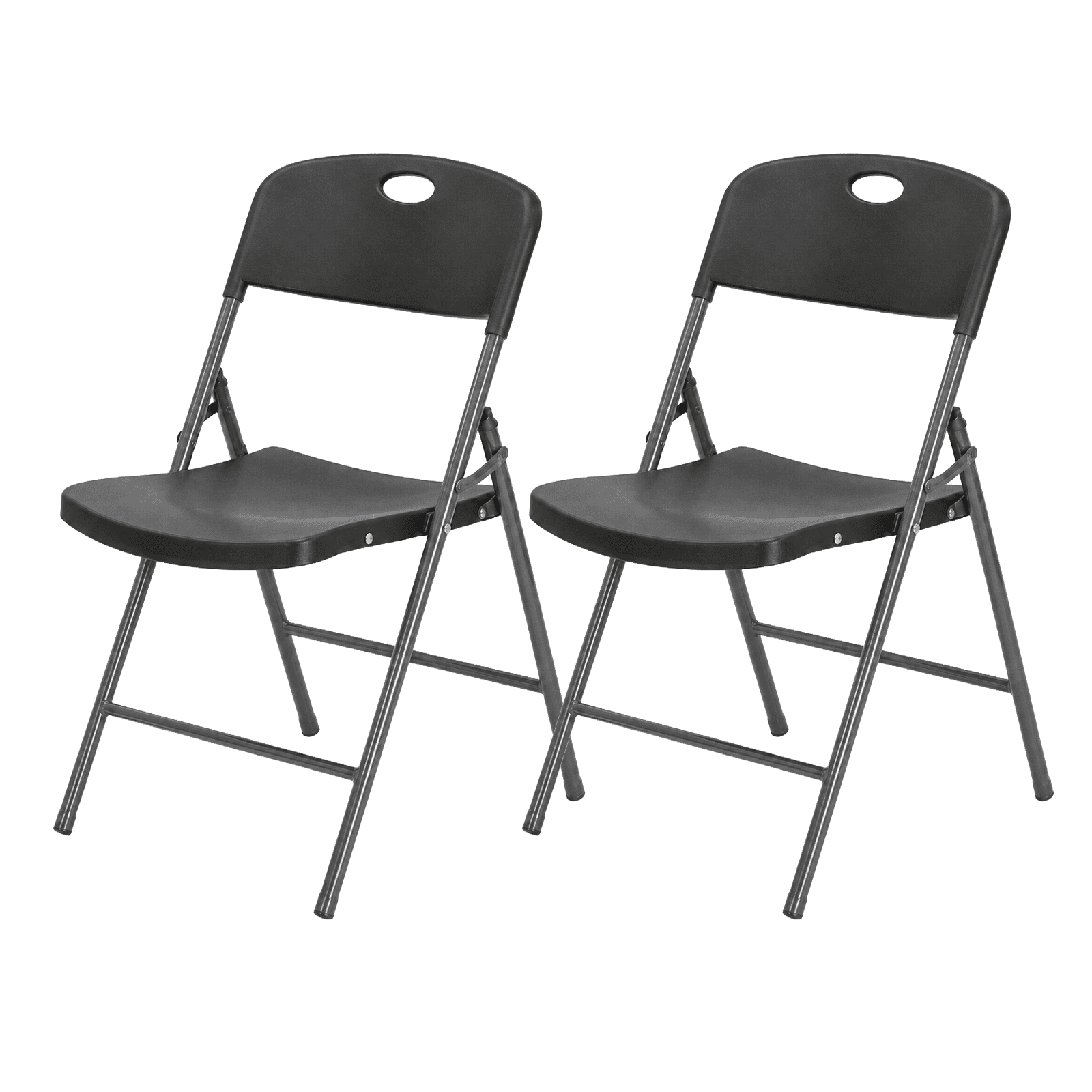 Alvantor Folding Chair, 350-Pound Capacity, Indoor Outdoor Plastic Commercial Stackable Foldable Guest Chairs for Events, Space-Saving