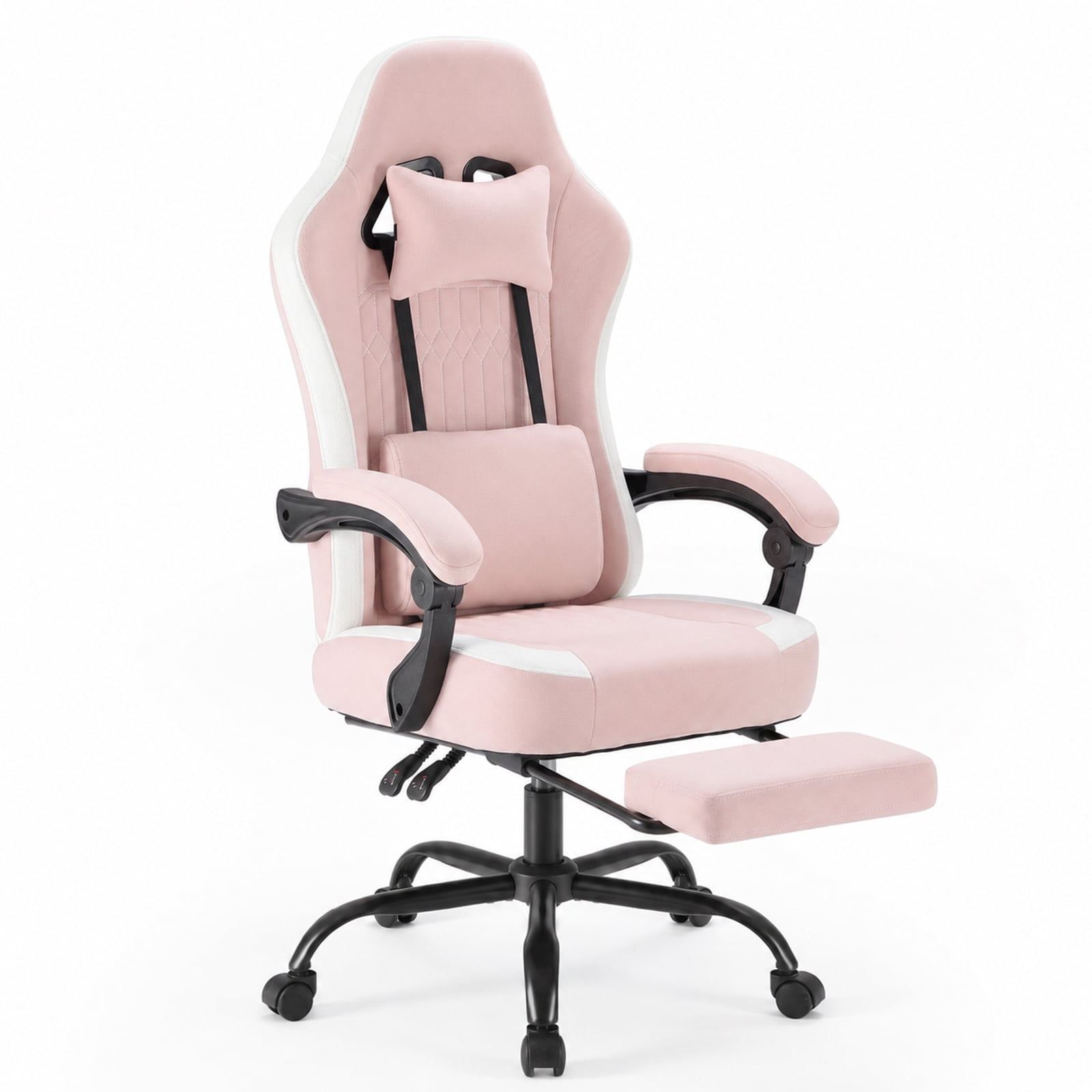 Alvantor Gaming Chair, Computer Office Chair with Linkage Armrests and Footrest, High Back Ergonomic Computer Chair with Lumbar Support Task Chair with Footrest