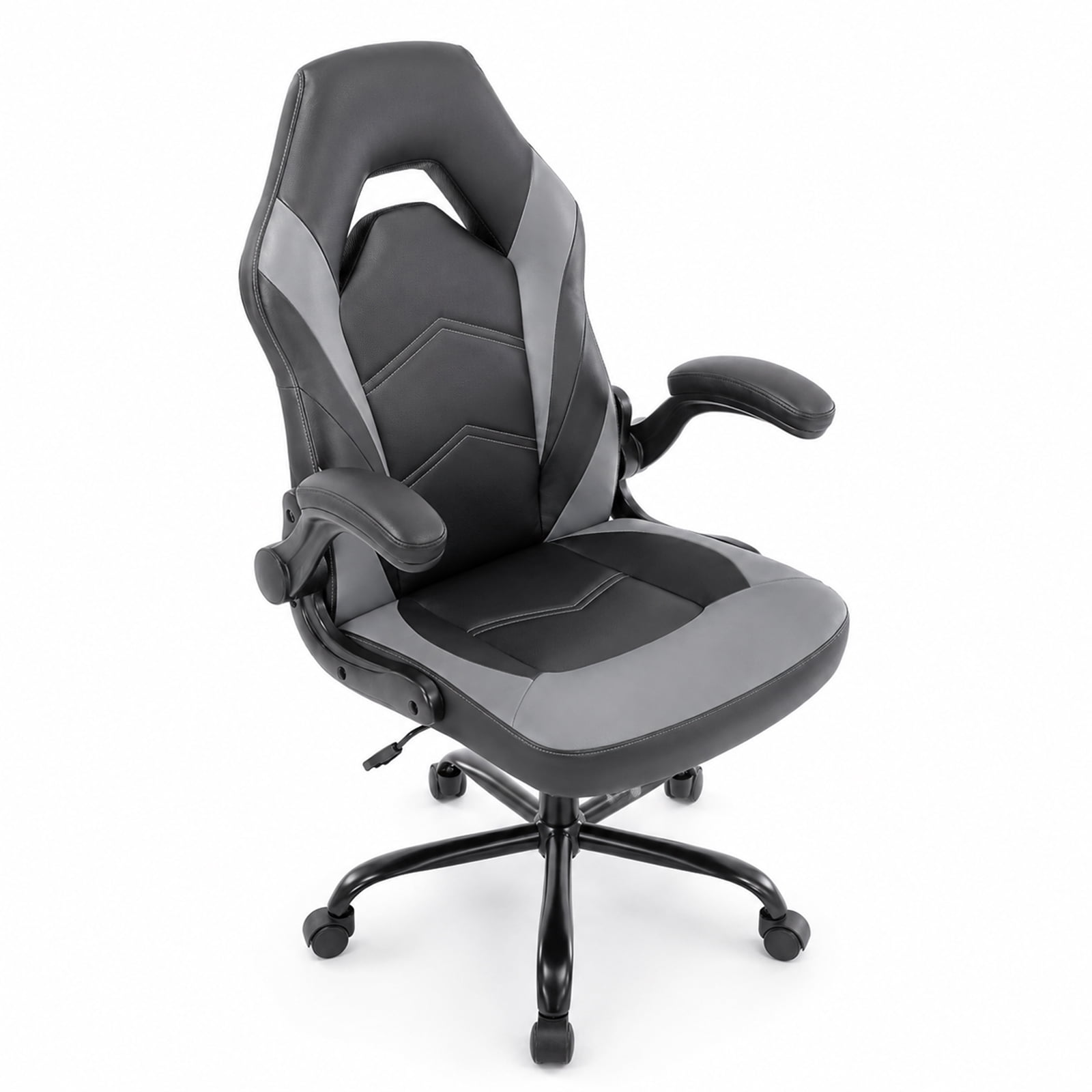Alvantor Gaming Chair, PU Leather Comfortable Ergonomic Computer Chair Height Adjustable with Swivel and Lumbar Support