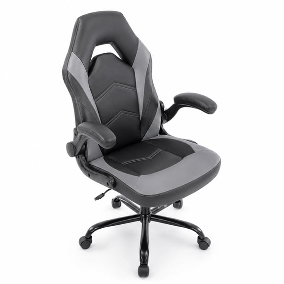 Alvantor Gaming Chair, PU Leather Comfortable Ergonomic Computer Chair Height Adjustable with Swivel and Lumbar Support