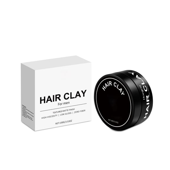 Alvantor Hair Clay for Men, Matte Texture, Long-Lasting Hold, 3.53oz