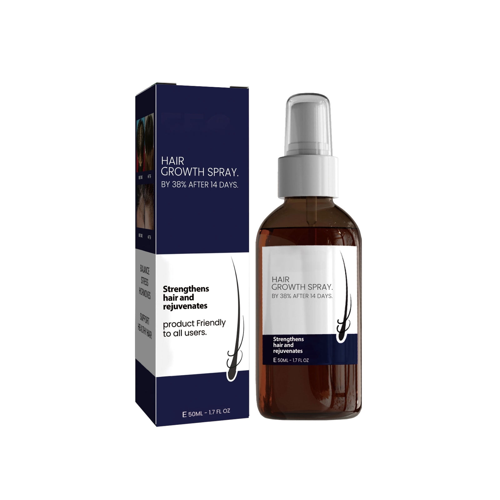 Alvantor Hair Growth Oil, Strengthen and Thicker Hair, Hydrates Hair Treatment Spray, 1.7fl.oz
