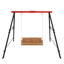 Alvantor Heavy Duty Metal A-Frame Swing Set Frame,550 lb Capacity,Swing Stand for Indoor & Outdoor,78"L x 63"W x 73"H (Stand Only)