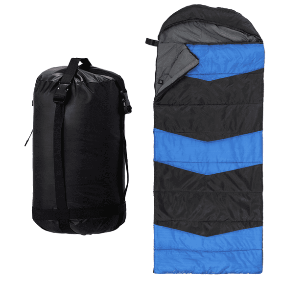 Alvantor Hooded Heated Rectangular Sleeping Bag for Adults Kids,USB Powered 3 Heat Levels 14 to 50 F with Carry Bag 82.7 x 33.5 in