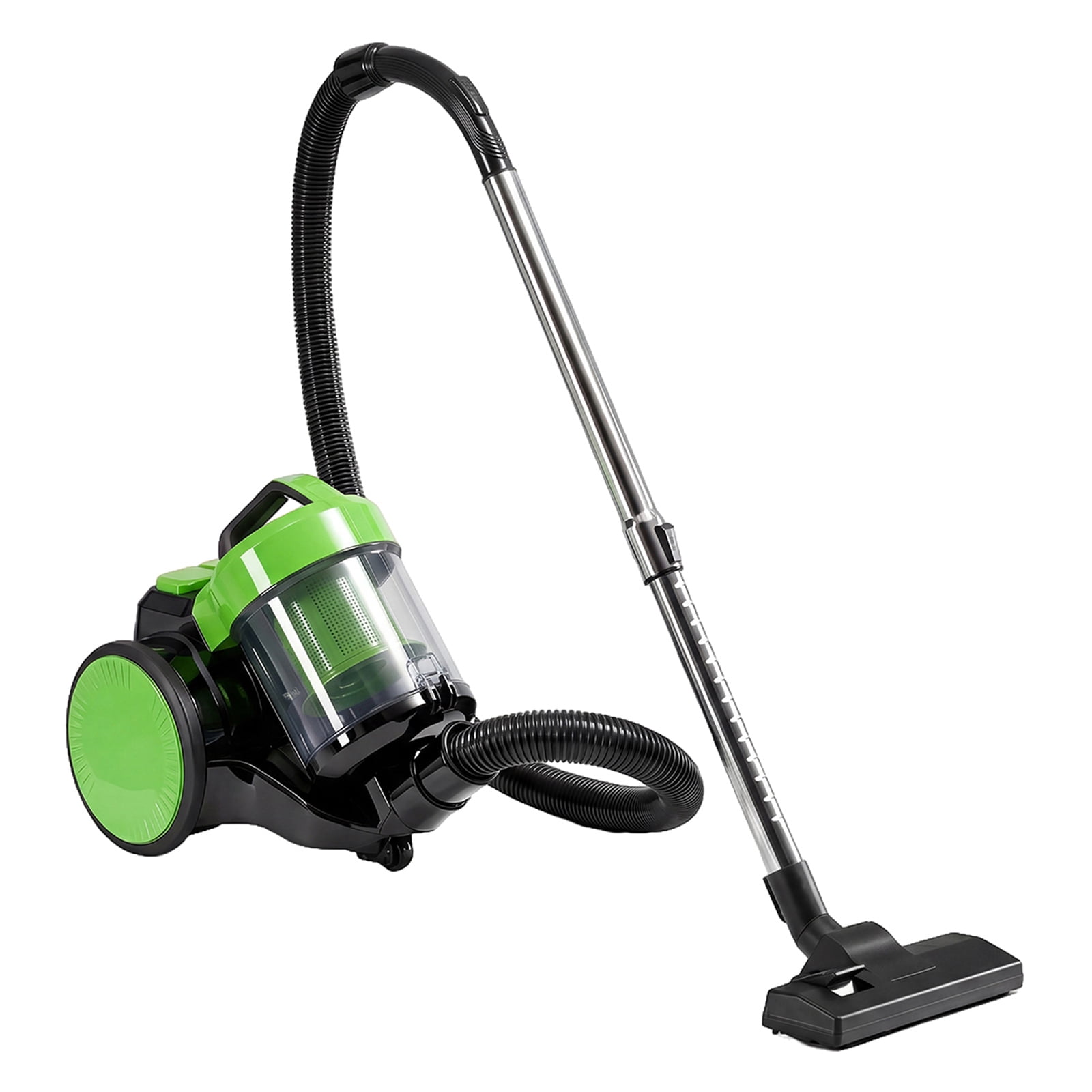 Alvantor Household Portable Vacuum Cleaner, 16Kpa Bagless Canister Cleaner, Lightweight Powerful Vacuum for Carpets and Hard Floors, 1.8L, with Washable HEPA Filter, Auto-Rewind