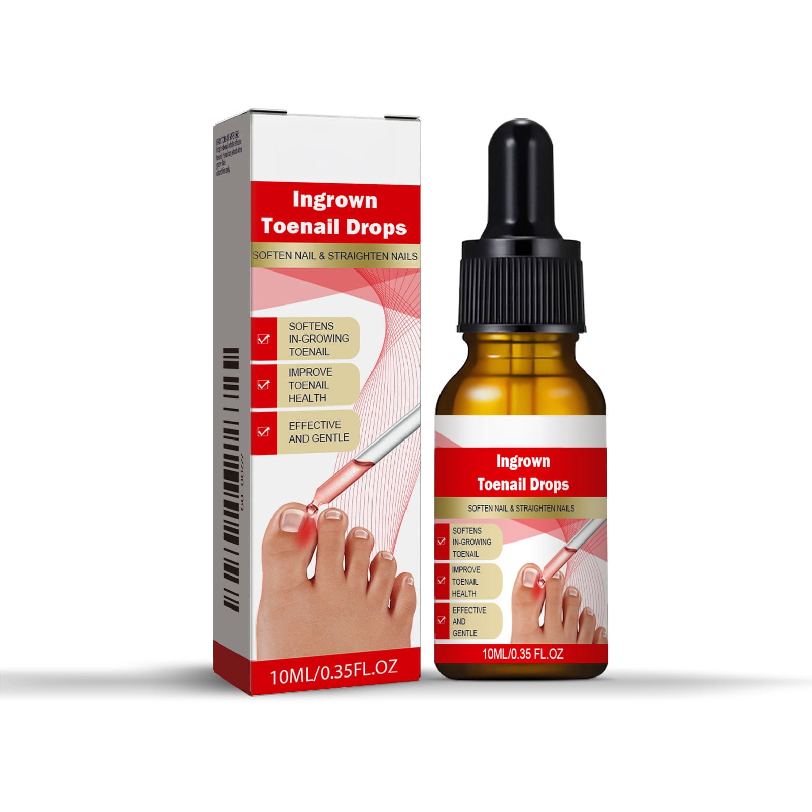 Alvantor Ingrown Toenail Essence Moisturizing Nail Care Oil for Damaged Toenails, 10ml