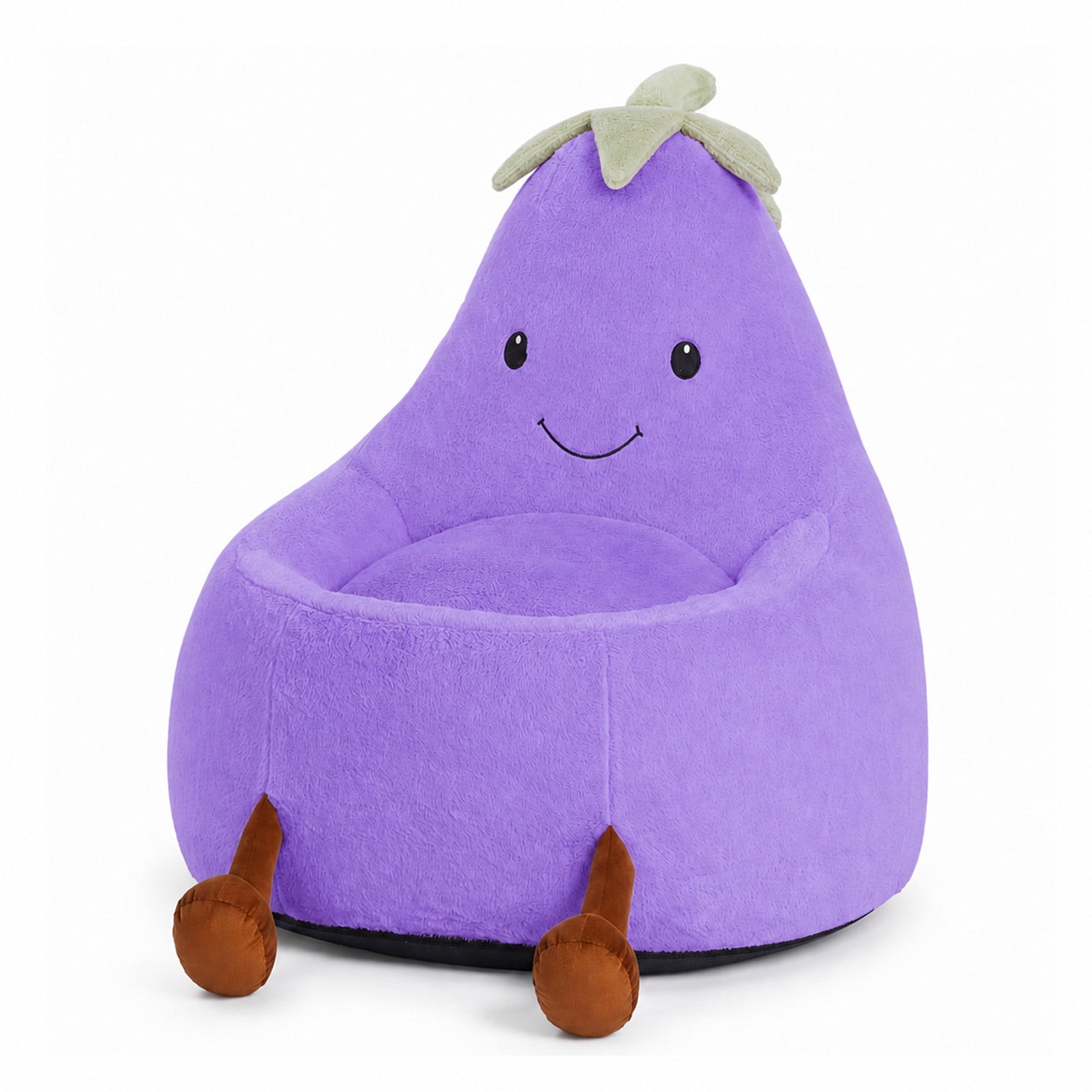 Alvantor Kids Bean Bag Chair, Stuffed Toddler Couch with Artificial Rabbit Fur Cover for Teens & Kids, Comfy Lazy Sofa Chair for Reader, Living Room, Bedroom