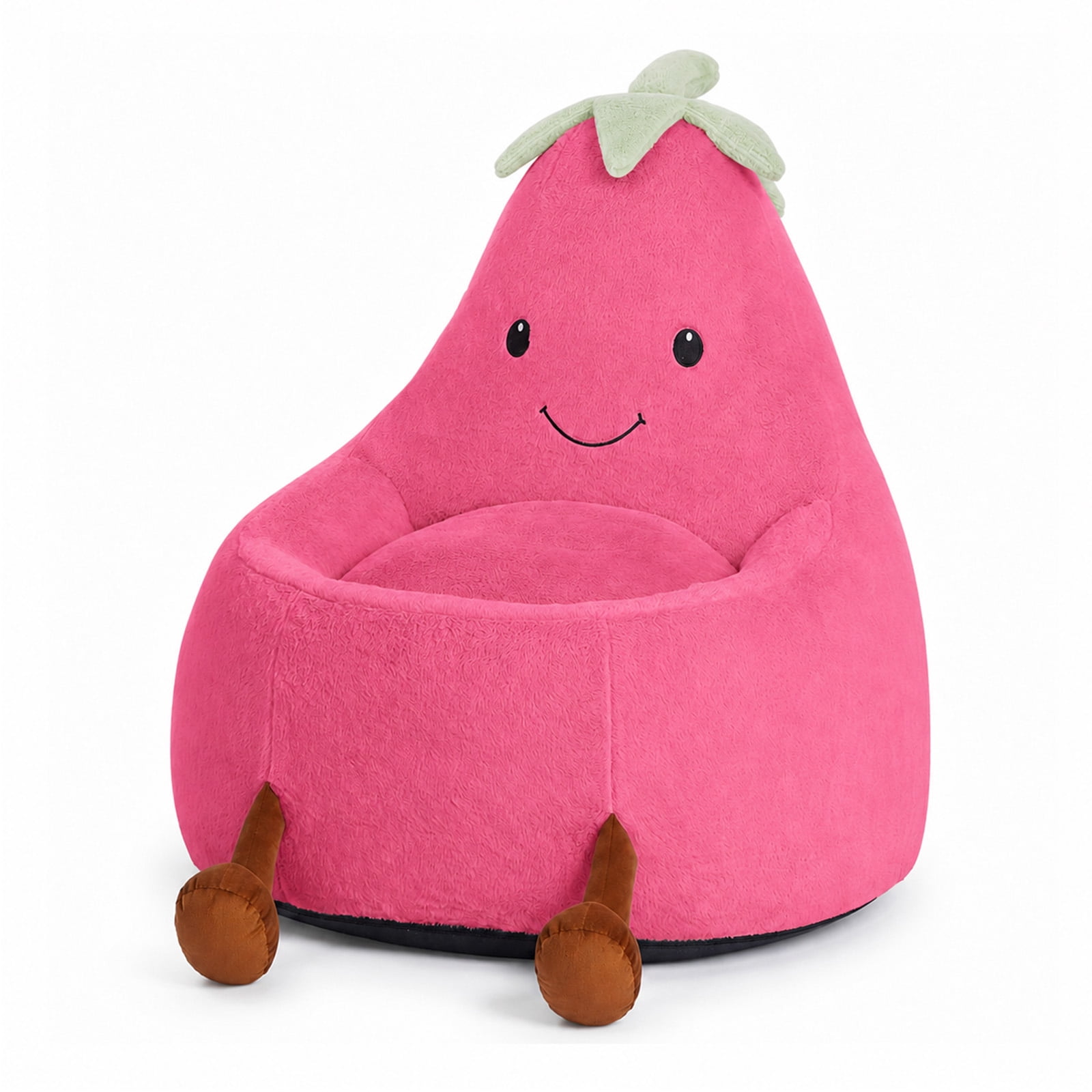 Alvantor Kids Bean Bag Chair, Stuffed Toddler Couch with Artificial Rabbit Fur Cover for Teens & Kids, Comfy Lazy Sofa Chair for Reader, Living Room, Bedroom