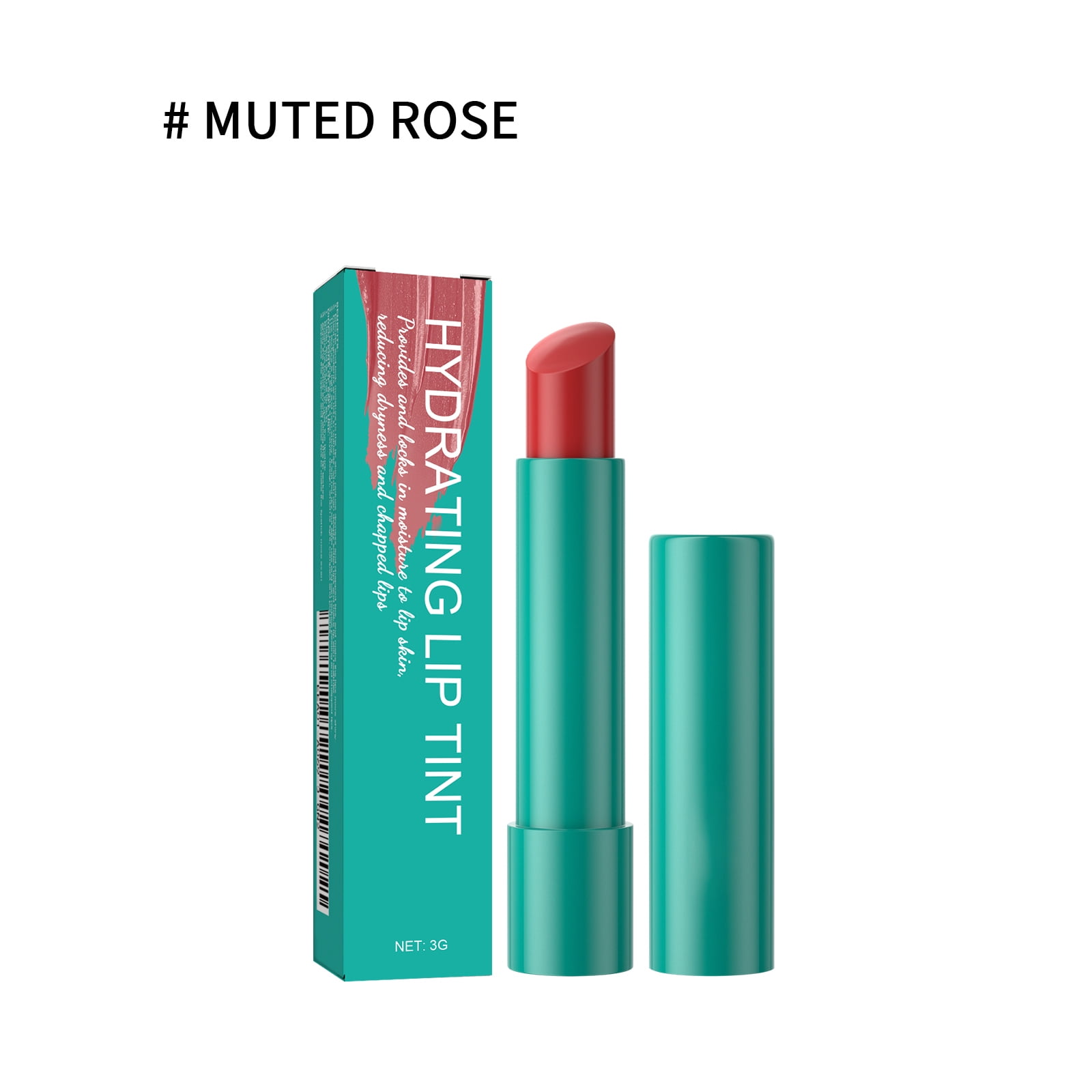 Alvantor Hydrating Tinted Balm Shine, Muted Rose 0.1oz