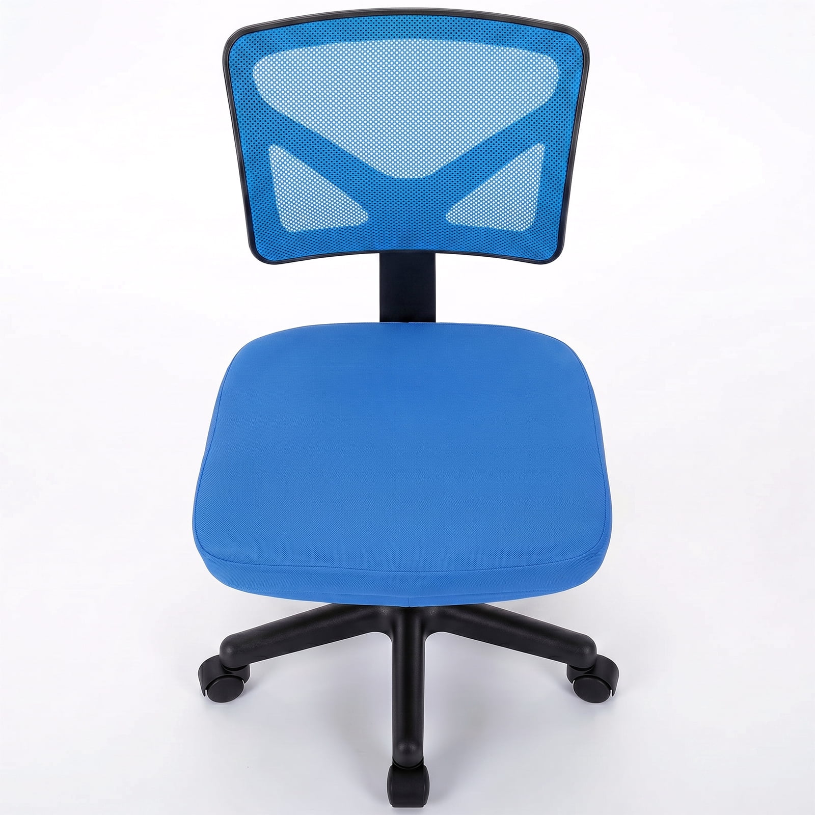 Alvantor Low-Back Mesh Office Chair with Lumbar Support, Armless Swivel Rolling Chair