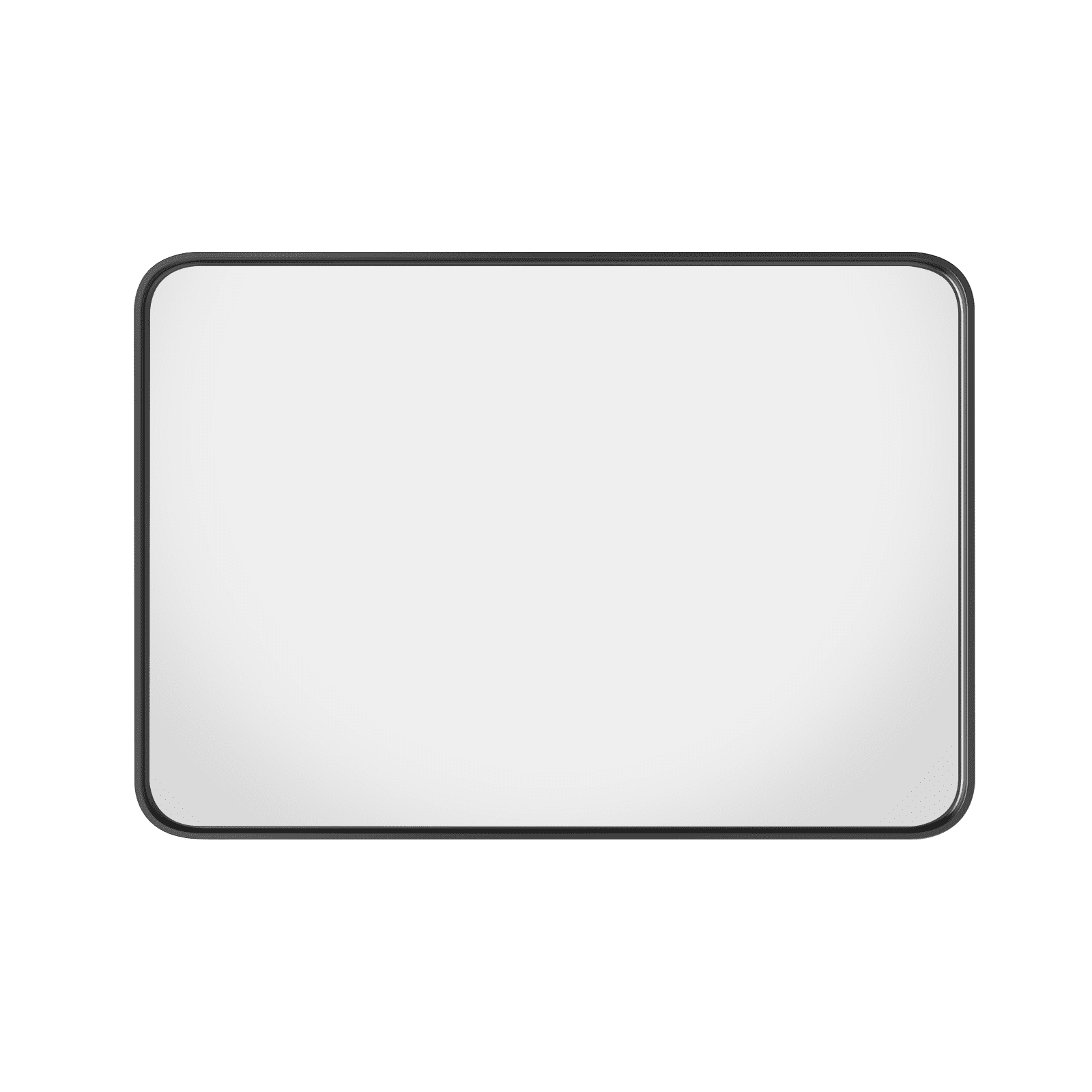 Alvantor Anti-Rust Metal Framed Rectangular Wall Mirror with Rounded Corners