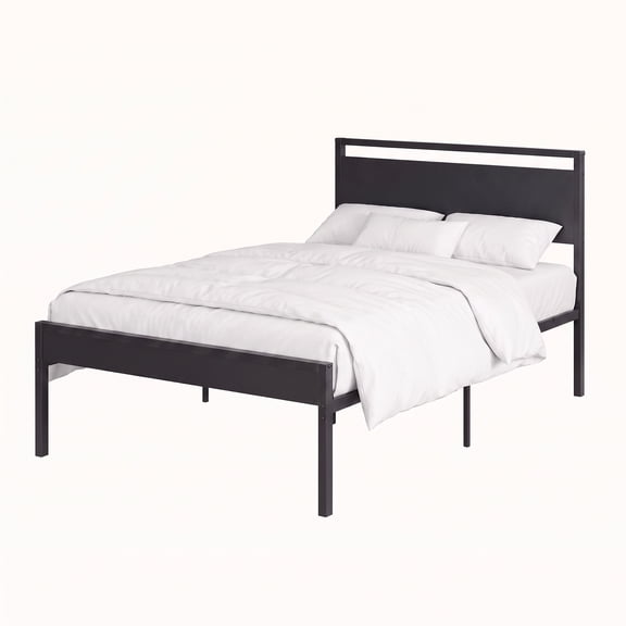 Alvantor Metal Platform Bed Frame, Mattress Foundation with Headboard and and Footboard, No Box Spring Needed Support, Noise Free, Easy Assembly