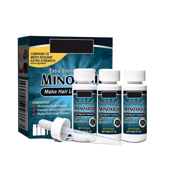 Alvantor Minoxidil Daily Scalp Nourishing Essence for Men, Hair Treatment, 3pcs