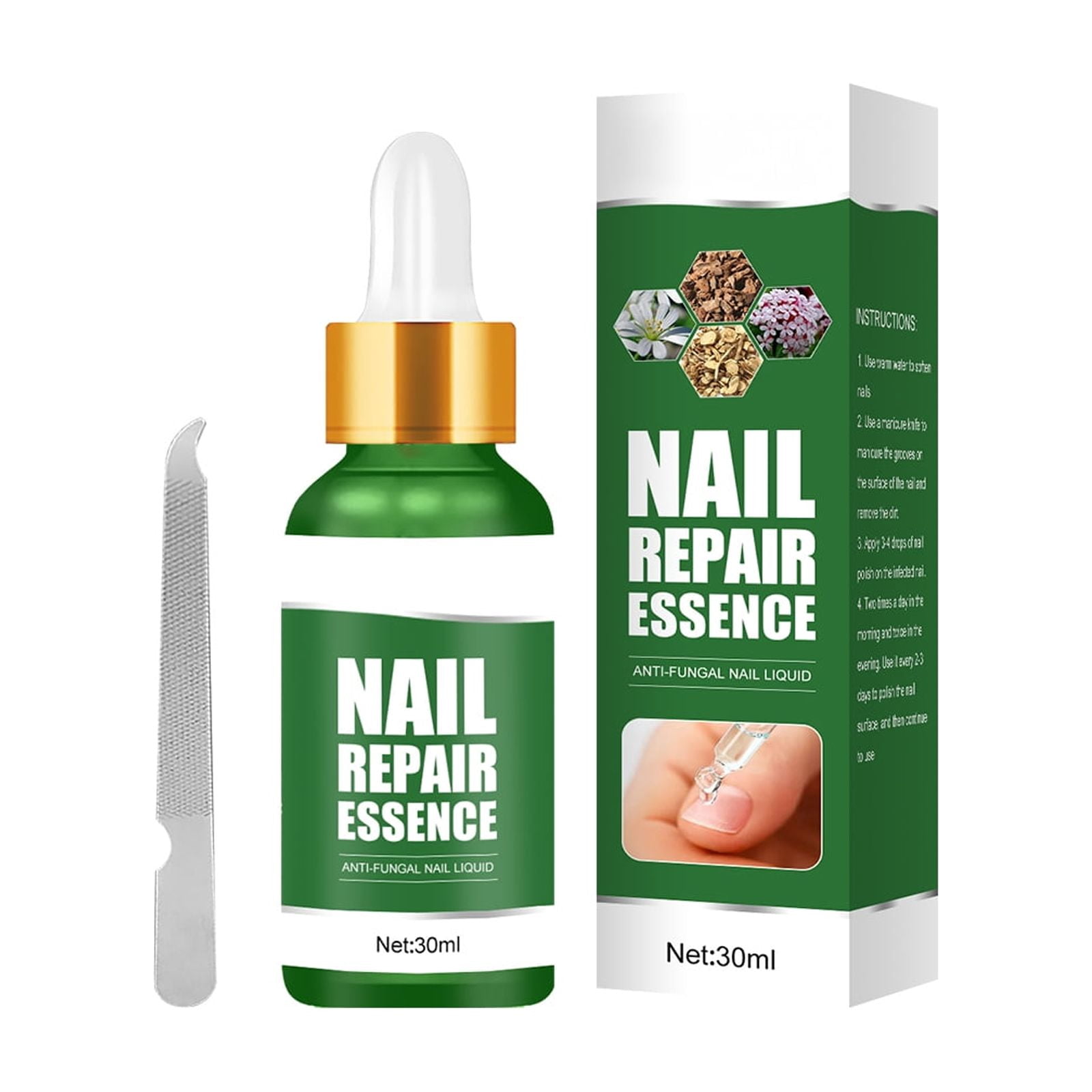 Alvantor Toenail Fungus Treatment Serum - Nail Repair Essence, 1.01 fl oz