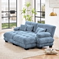 thumbnail image 1 of Alvantor Oversized Modular Sectional Sofa 2 Seat U Shaped Cloud Couch 94" Chenille Deep Seat Sofa with Convertible Ottomans for Living Room Bedroom Blue, 1 of 9