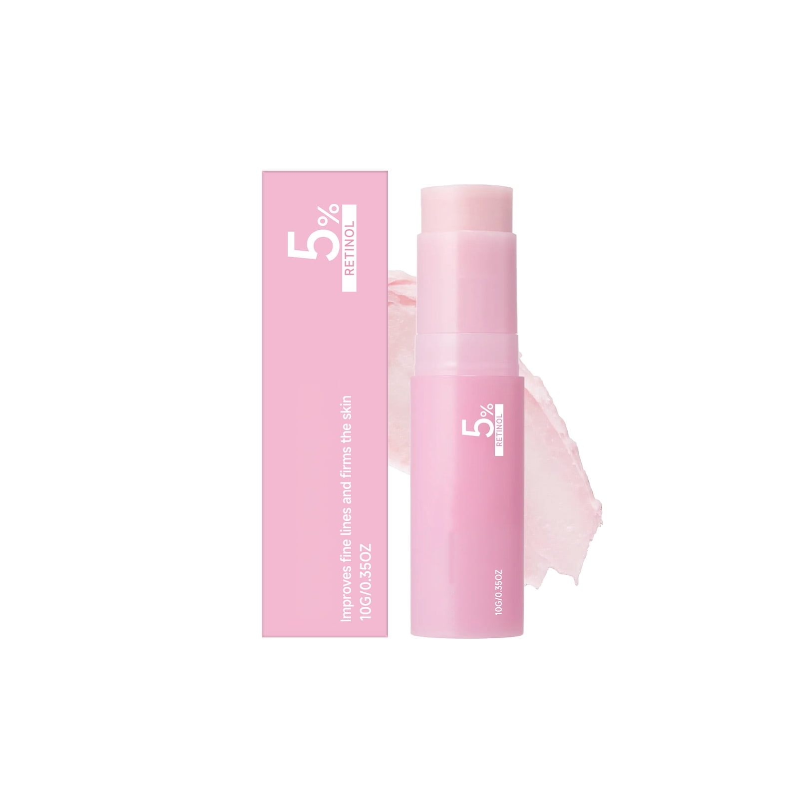 Alvantor Pink Collagen Volume Multi Balm for Face Neck Dry Skin with 5% Retinol, Hydrating Collagen Balm, Smooth Supple Texture, 0.35oz