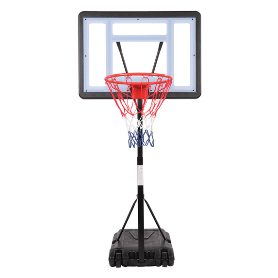 Alvantor Poolside Adjustable Height Basketball Hoop with PVC Backboard and Fillable Base for Kids Family Outdoor Play
