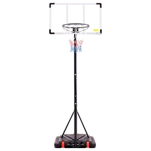 Alvantor Portable Basketball Hoop Outdoor, Adjustable Height 5.08-8.53FT, with Wheels & Stable Refillable Base, Easy Setup, Backboard & Rim for Backyard